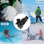 NewDoar Winter Gloves Touch Screen, Windproof Snow Gloves