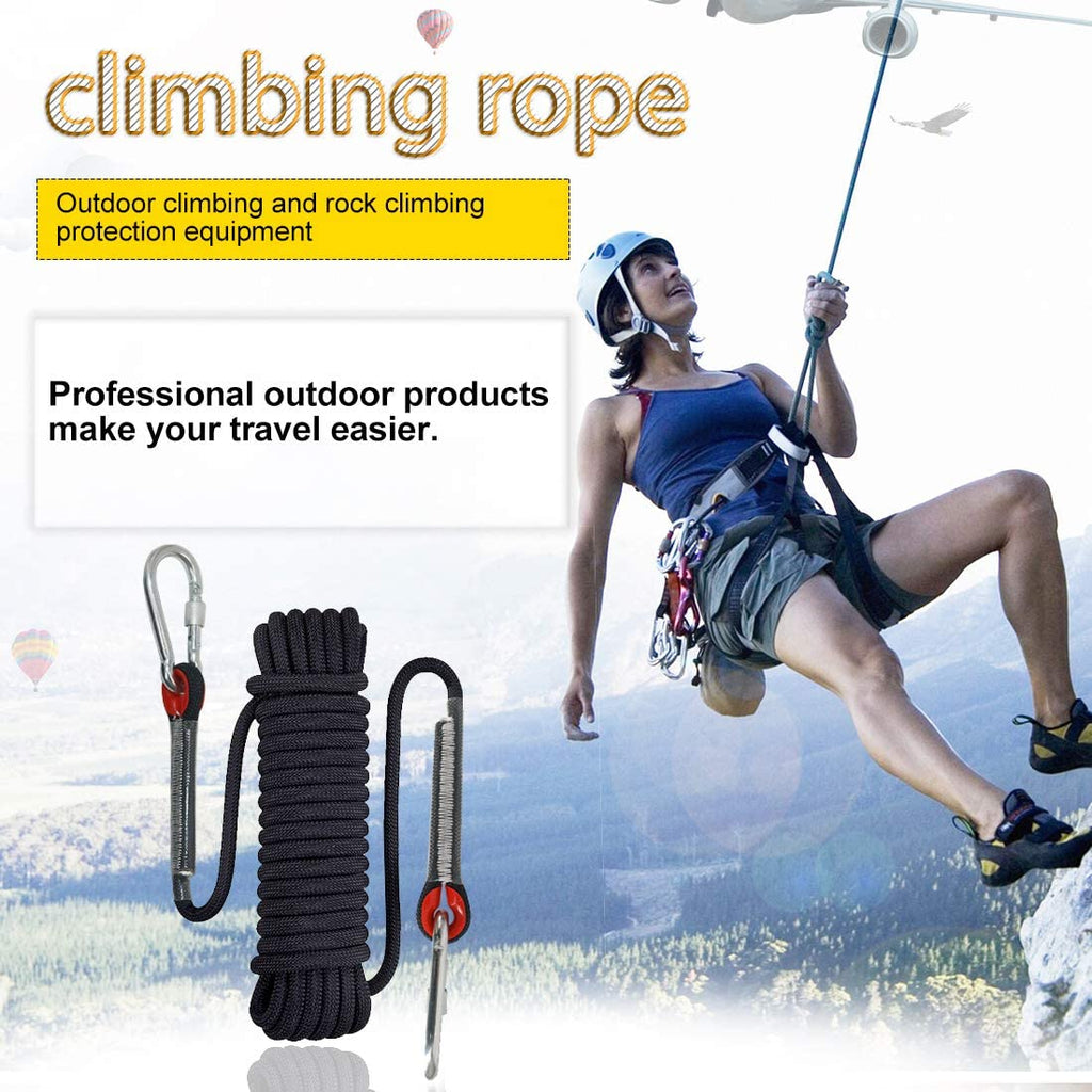 送料無料】NewDoar Static Climbing Rope 8mm(5/16in) Double Braid Accessory Cord  Rope