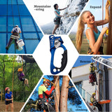 NewDoar UIAA & CE Certified Right Hand Ascender for 8~12MM Rope - Pro Blue